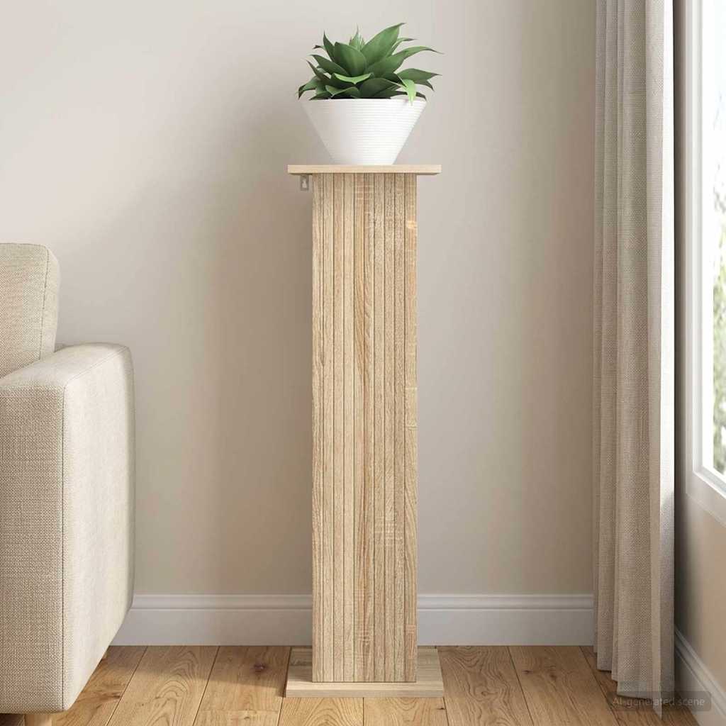 vidaXL Plant Stand Sonoma Oak 30.5 x 30 x 100.5 cm Engineered Wood