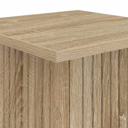 vidaXL Plant Stand 2 pcs Sonoma Oak 30.5 x 30 x 100.5 cm