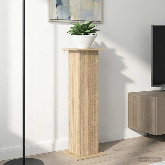 vidaXL Plant Stand 2 pcs Sonoma Oak 30.5 x 30 x 100.5 cm