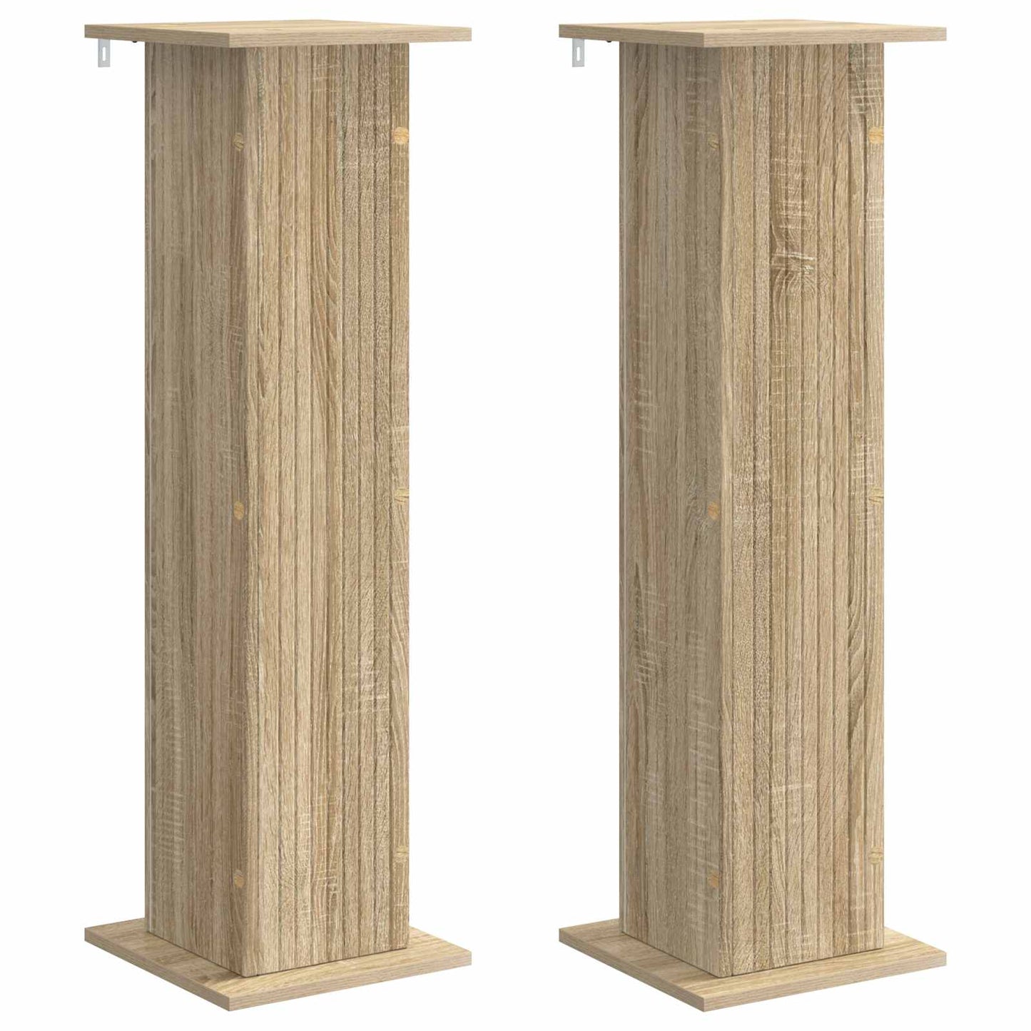 vidaXL Plant Stand 2 pcs Sonoma Oak 30.5 x 30 x 100.5 cm