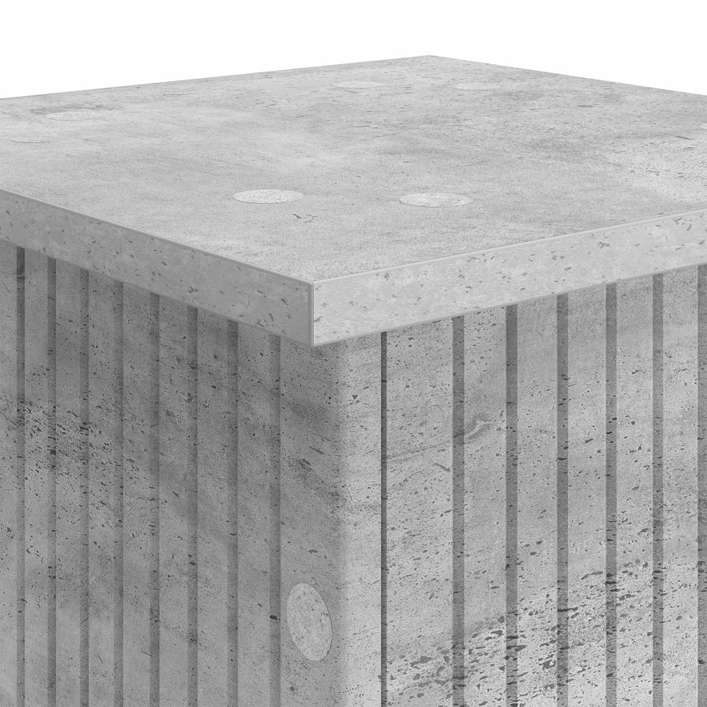 vidaXL Plant Stand Concrete Grey 30.5 x 30 x 100.5 cm Engineered Wood