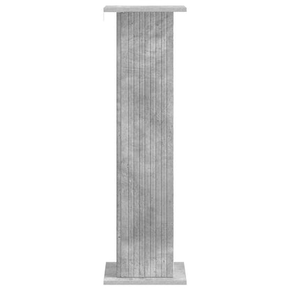 vidaXL Plant Stand Concrete Grey 30.5 x 30 x 100.5 cm Engineered Wood