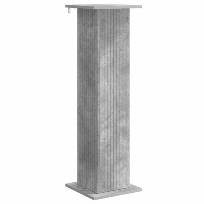 vidaXL Plant Stand 2 pcs Concrete Grey 30.5 x 30 x 100.5 cm