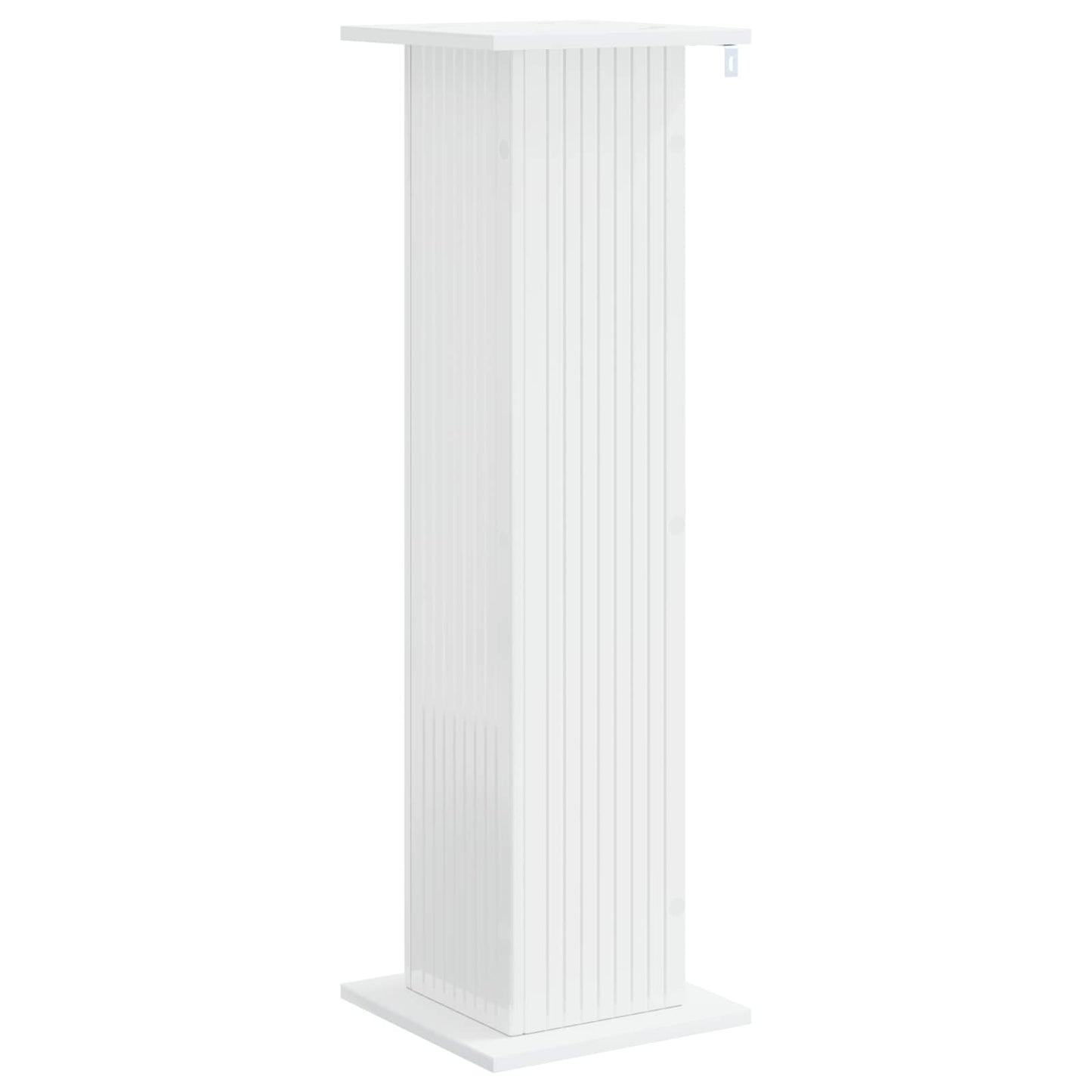 vidaXL Plant Stand High Gloss White 30.5 x 30 x 100.5 cm