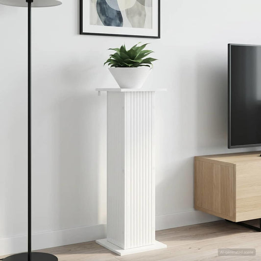 vidaXL Plant Stand 2 pcs High Gloss White 30.5 x 30 x 100.5 cm