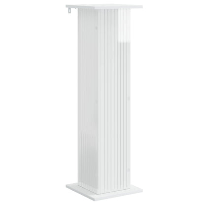 vidaXL Plant Stand 2 pcs High Gloss White 30.5 x 30 x 100.5 cm