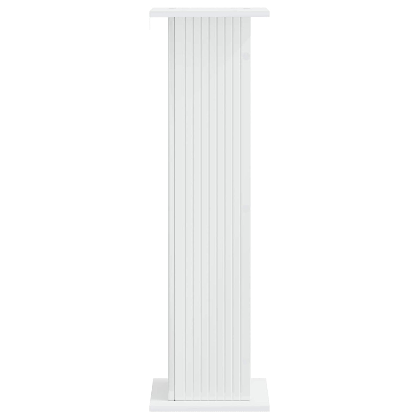 vidaXL Plant Stand 2 pcs High Gloss White 30.5 x 30 x 100.5 cm