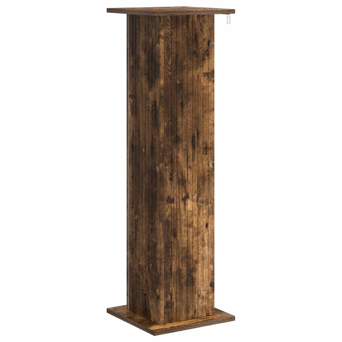 vidaXL Plant Stand Smoked Oak 30.5 x 30 x 100.5 cm Engineered Wood