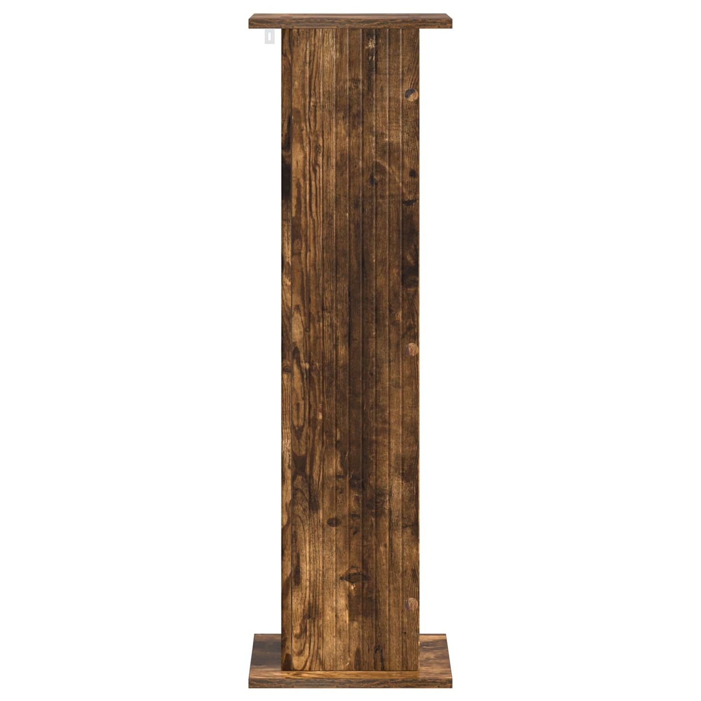 vidaXL Plant Stand Smoked Oak 30.5 x 30 x 100.5 cm Engineered Wood