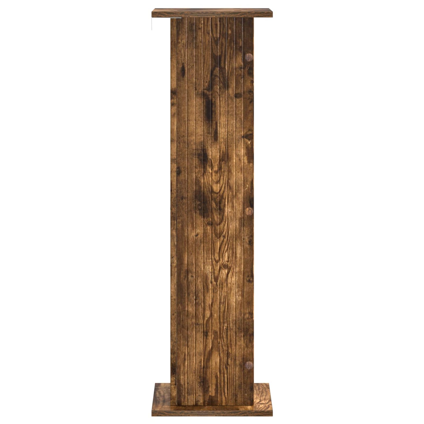 vidaXL Plant Stand Smoked Oak 30.5 x 30 x 100.5 cm Engineered Wood