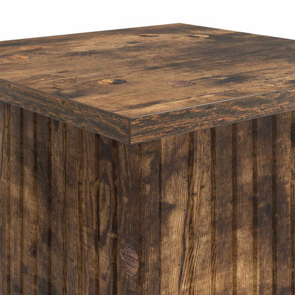 vidaXL Plant Stand 2 pcs Smoked Oak 30.5 x 30 x 100.5 cm