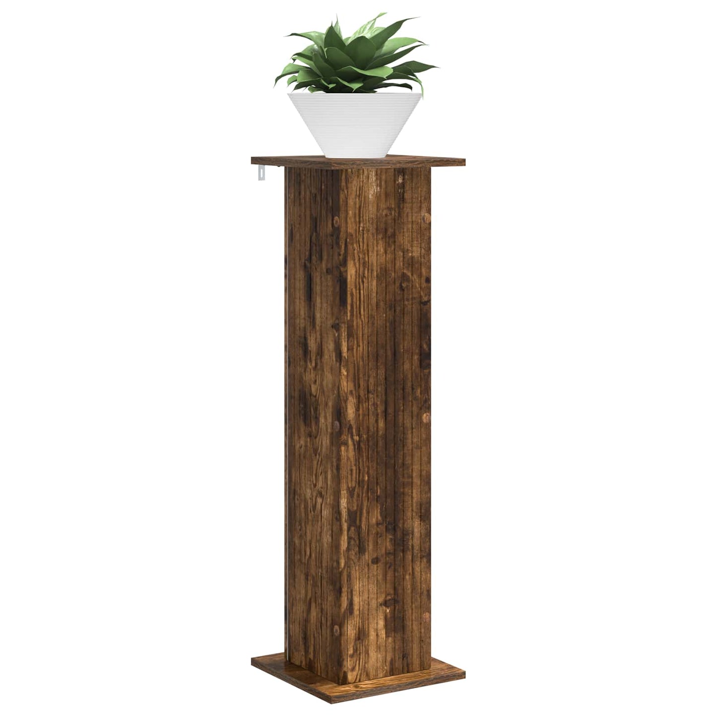 vidaXL Plant Stand 2 pcs Smoked Oak 30.5 x 30 x 100.5 cm