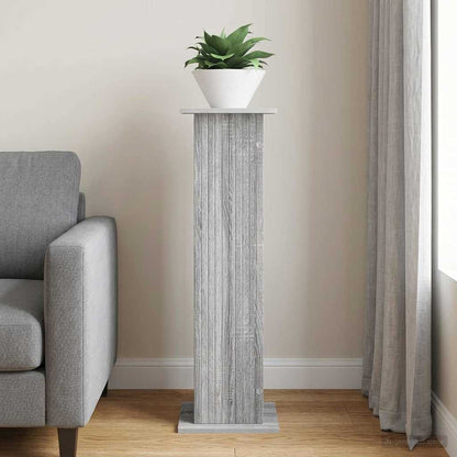 vidaXL Plant Stand Grey Sonoma 30.5 x 30 x 100.5 cm Engineered Wood