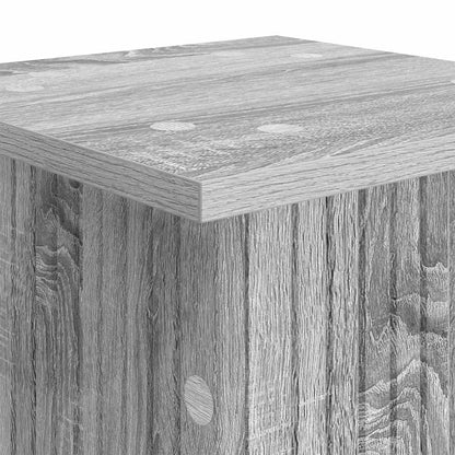 vidaXL Plant Stand 2 pcs Grey Sonoma 30.5 x 30 x 100.5 cm