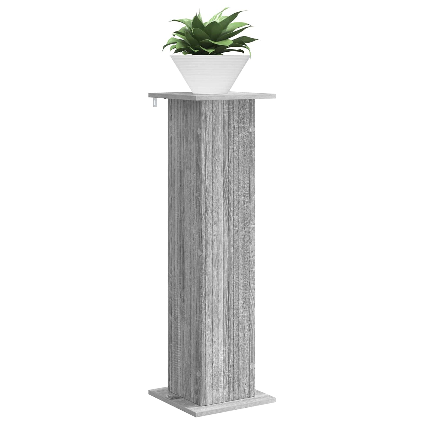 vidaXL Plant Stand 2 pcs Grey Sonoma 30.5 x 30 x 100.5 cm