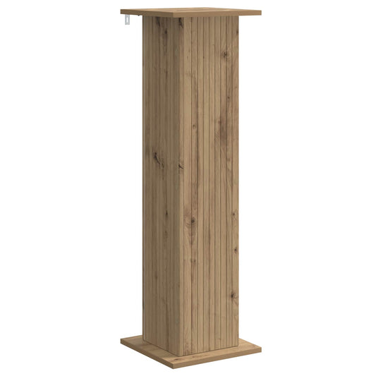 vidaXL Plant Stand Artisan Oak 30.5 x 30 x 100.5 cm Engineered Wood