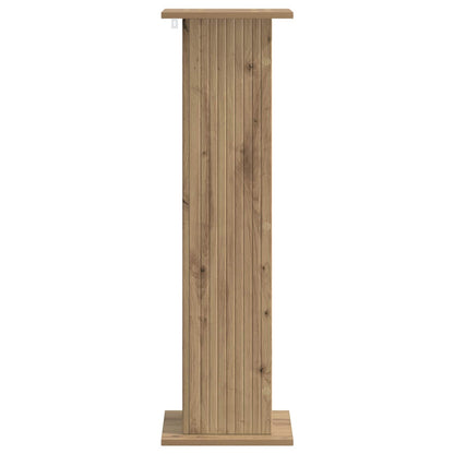 vidaXL Plant Stand Artisan Oak 30.5 x 30 x 100.5 cm Engineered Wood