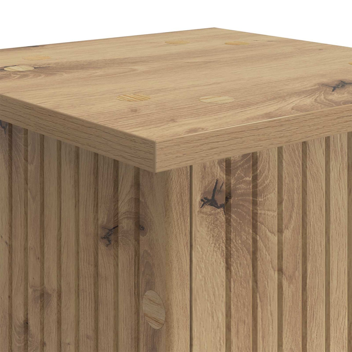 vidaXL Plant Stand 2 pcs Artisan Oak 30.5 x 30 x 100.5 cm