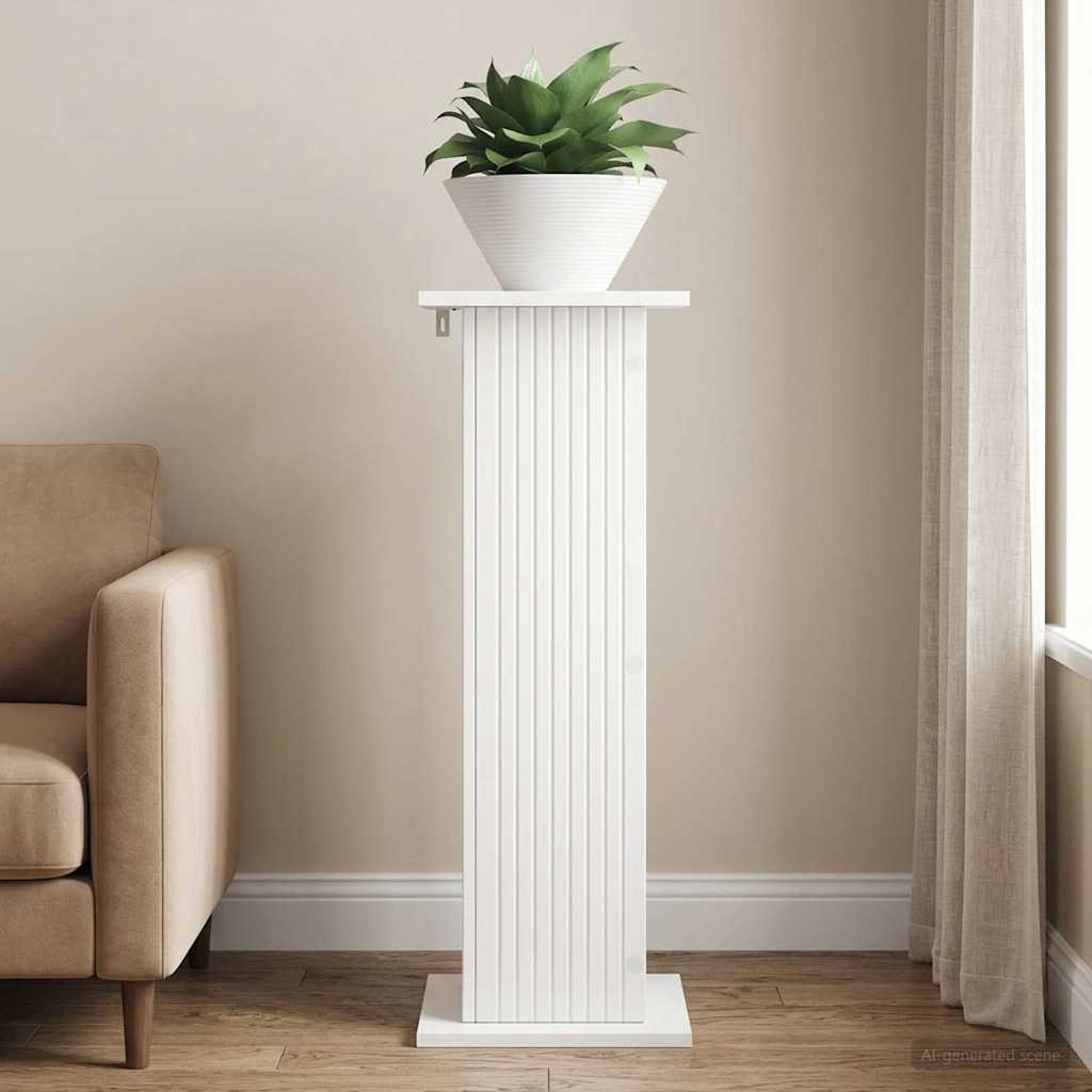 vidaXL Plant Stand White 30.5 x 30 x 80.5 cm Engineered Wood
