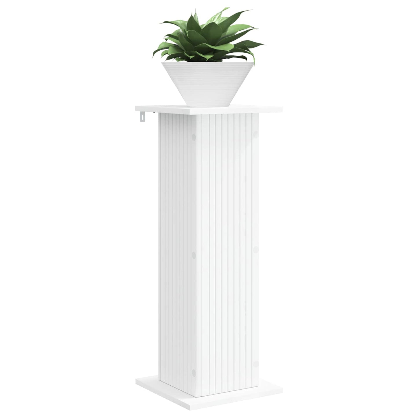 vidaXL Plant Stand 2 pcs White 30.5 x 30 x 80.5 cm Engineered Wood