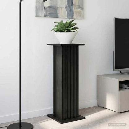 vidaXL Plant Stand Black 30.5 x 30 x 80.5 cm Engineered Wood
