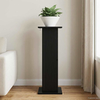 vidaXL Plant Stand Black 30.5 x 30 x 80.5 cm Engineered Wood