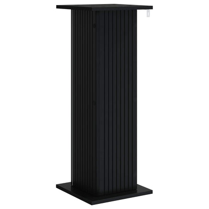 vidaXL Plant Stand Black 30.5 x 30 x 80.5 cm Engineered Wood