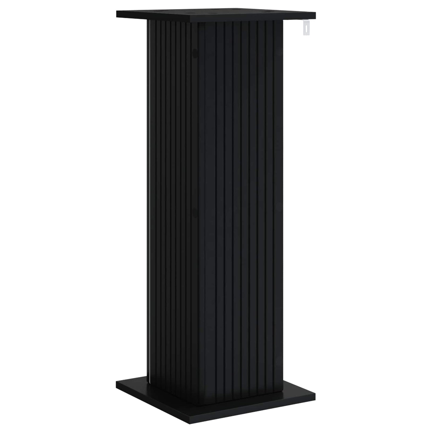 vidaXL Plant Stand Black 30.5 x 30 x 80.5 cm Engineered Wood