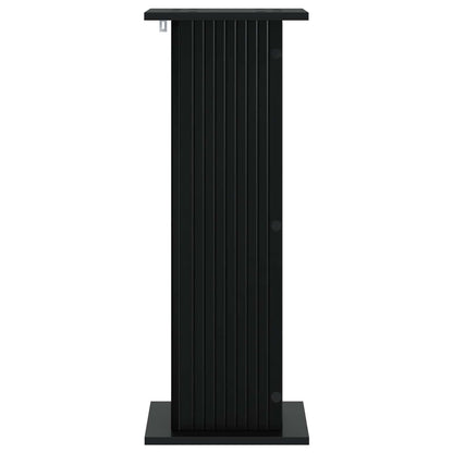 vidaXL Plant Stand Black 30.5 x 30 x 80.5 cm Engineered Wood