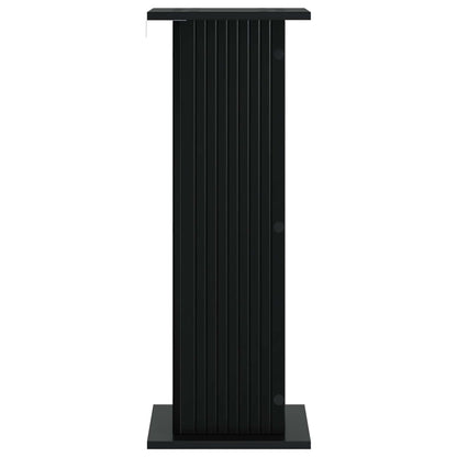 vidaXL Plant Stand Black 30.5 x 30 x 80.5 cm Engineered Wood