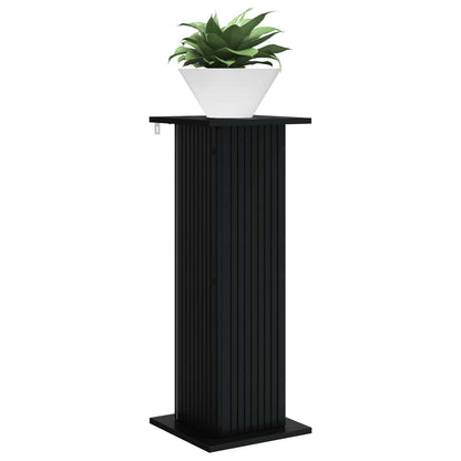 vidaXL Plant Stand 2 pcs Black 30.5 x 30 x 80.5 cm Engineered Wood