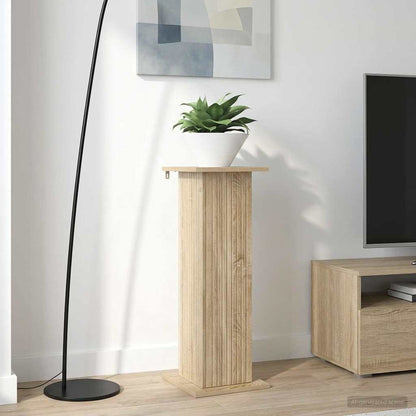 vidaXL Plant Stand 2 pcs Sonoma Oak 30.5 x 30 x 80.5 cm