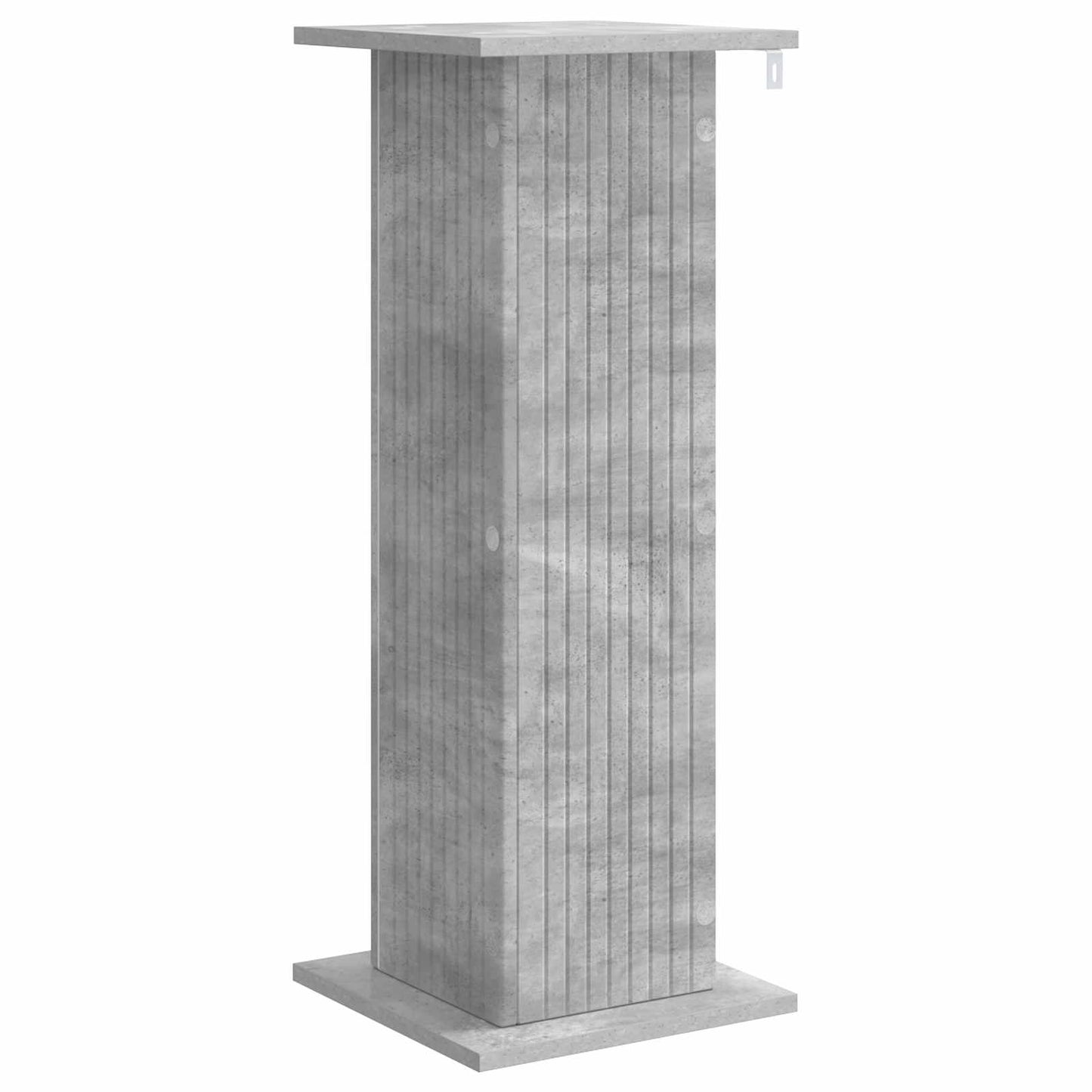 vidaXL Plant Stand Concrete Grey 30.5 x 30 x 80.5 cm Engineered Wood