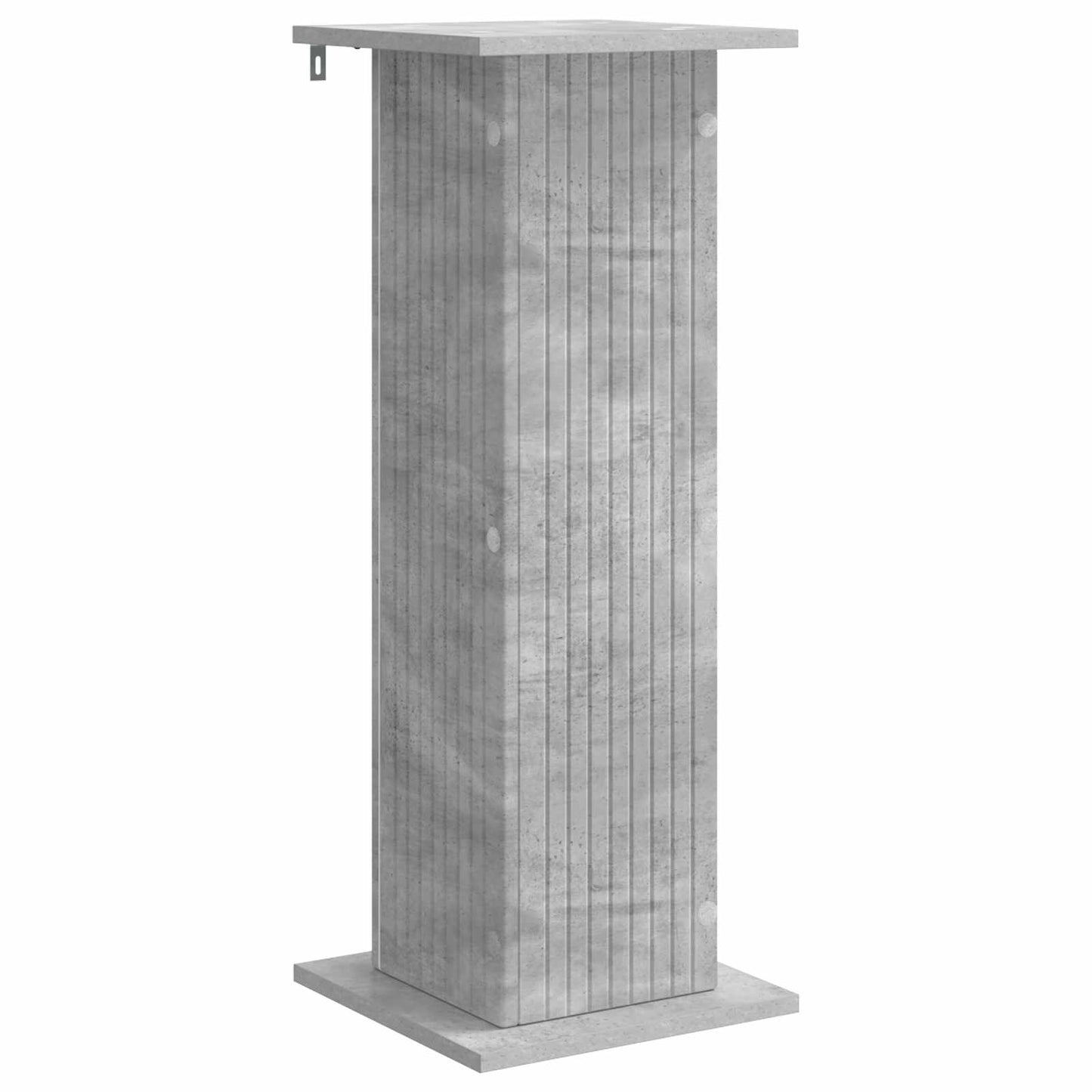 vidaXL Plant Stand 2 pcs Concrete Grey 30.5 x 30 x 80.5 cm