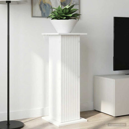 vidaXL Plant Stand 2 pcs High Gloss White 30.5 x 30 x 80.5 cm