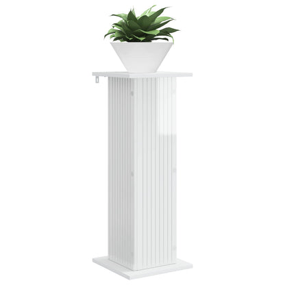 vidaXL Plant Stand 2 pcs High Gloss White 30.5 x 30 x 80.5 cm