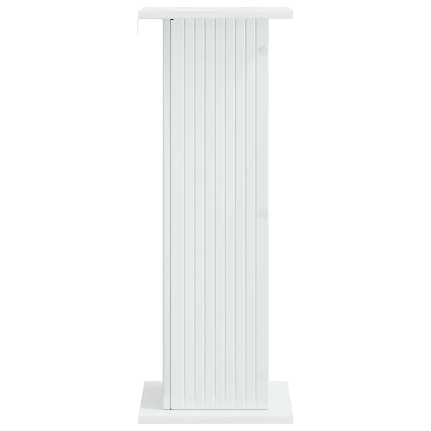 vidaXL Plant Stand 2 pcs High Gloss White 30.5 x 30 x 80.5 cm