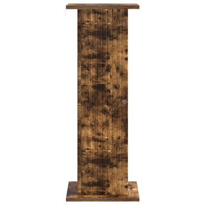 vidaXL Plant Stand 2 pcs Smoked Oak 30.5 x 30 x 80.5 cm