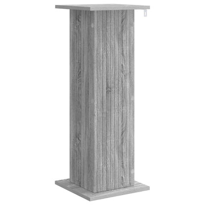 vidaXL Plant Stand 2 pcs Grey Sonoma 30.5 x 30 x 80.5 cm