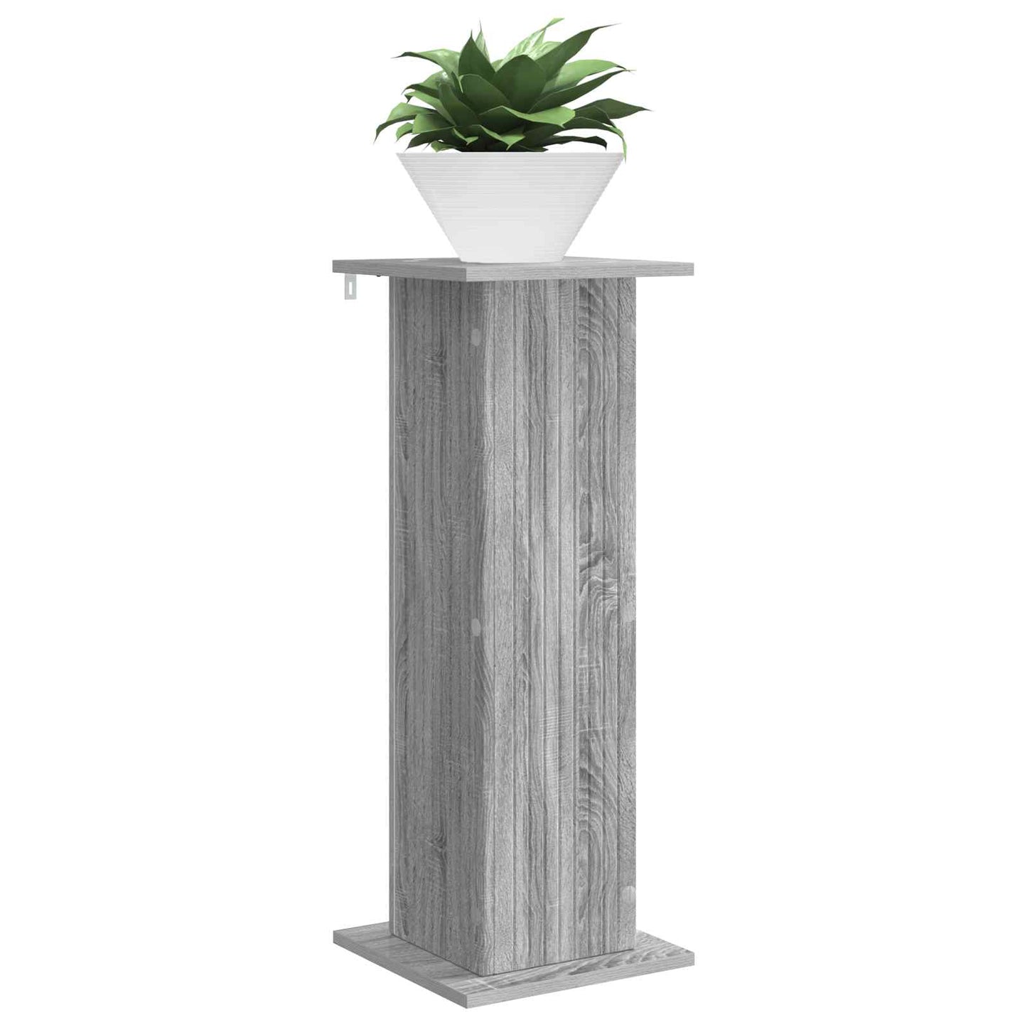 vidaXL Plant Stand 2 pcs Grey Sonoma 30.5 x 30 x 80.5 cm