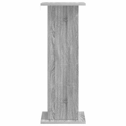 vidaXL Plant Stand 2 pcs Grey Sonoma 30.5 x 30 x 80.5 cm