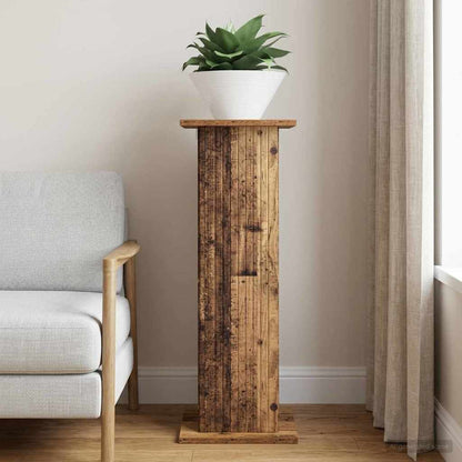 vidaXL Plant Stand Old Wood 30.5 x 30 x 80.5 cm Engineered Wood