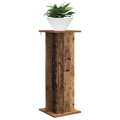 vidaXL Plant Stand Old Wood 30.5 x 30 x 80.5 cm Engineered Wood
