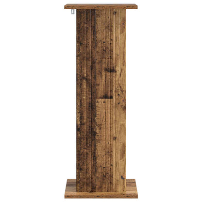 vidaXL Plant Stand 2 pcs Old Wood 30.5 x 30 x 80.5 cm Engineered Wood