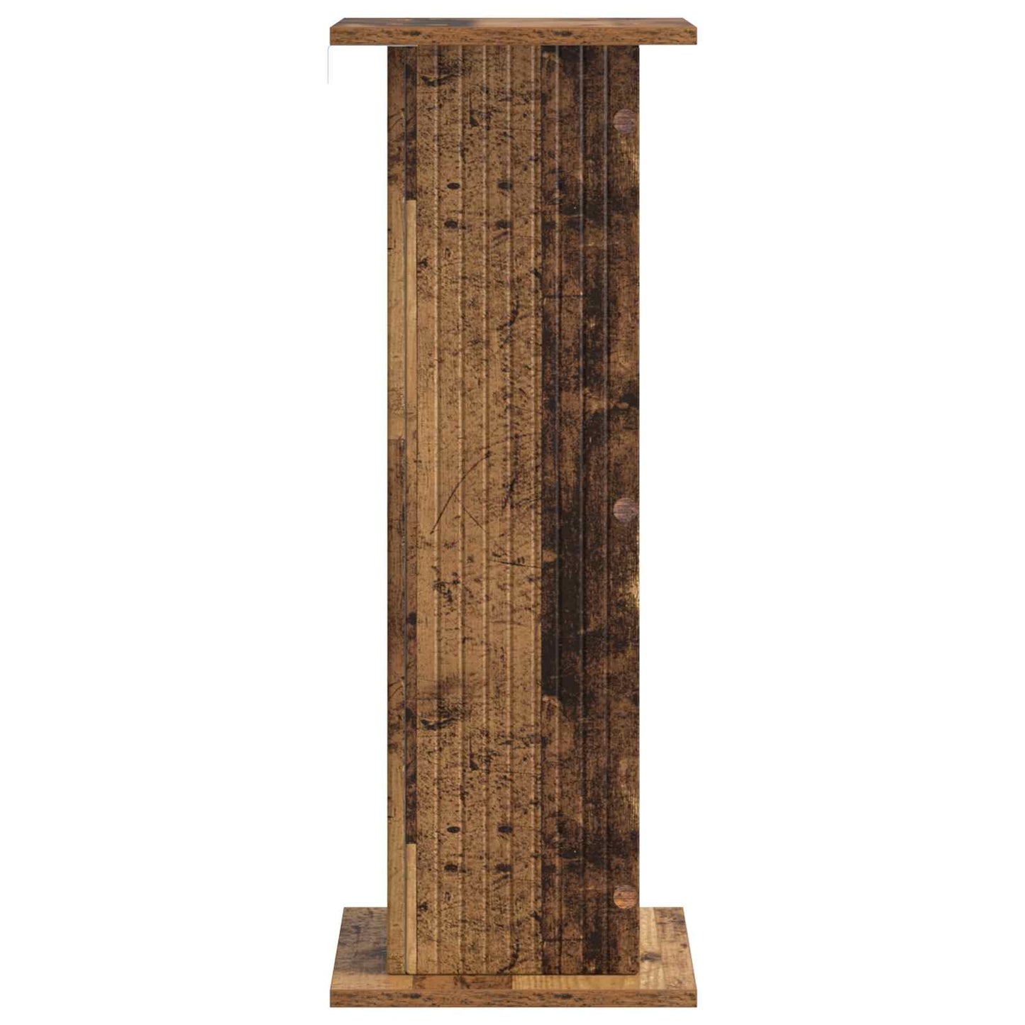 vidaXL Plant Stand 2 pcs Old Wood 30.5 x 30 x 80.5 cm Engineered Wood