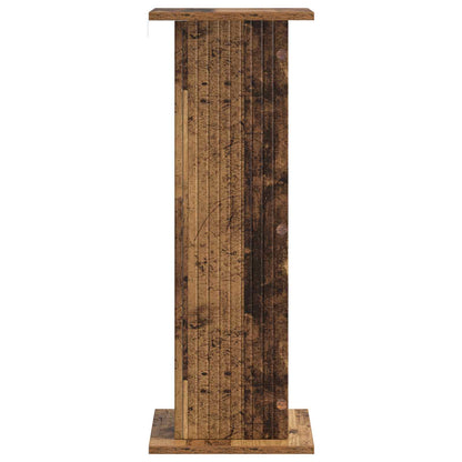 vidaXL Plant Stand 2 pcs Old Wood 30.5 x 30 x 80.5 cm Engineered Wood