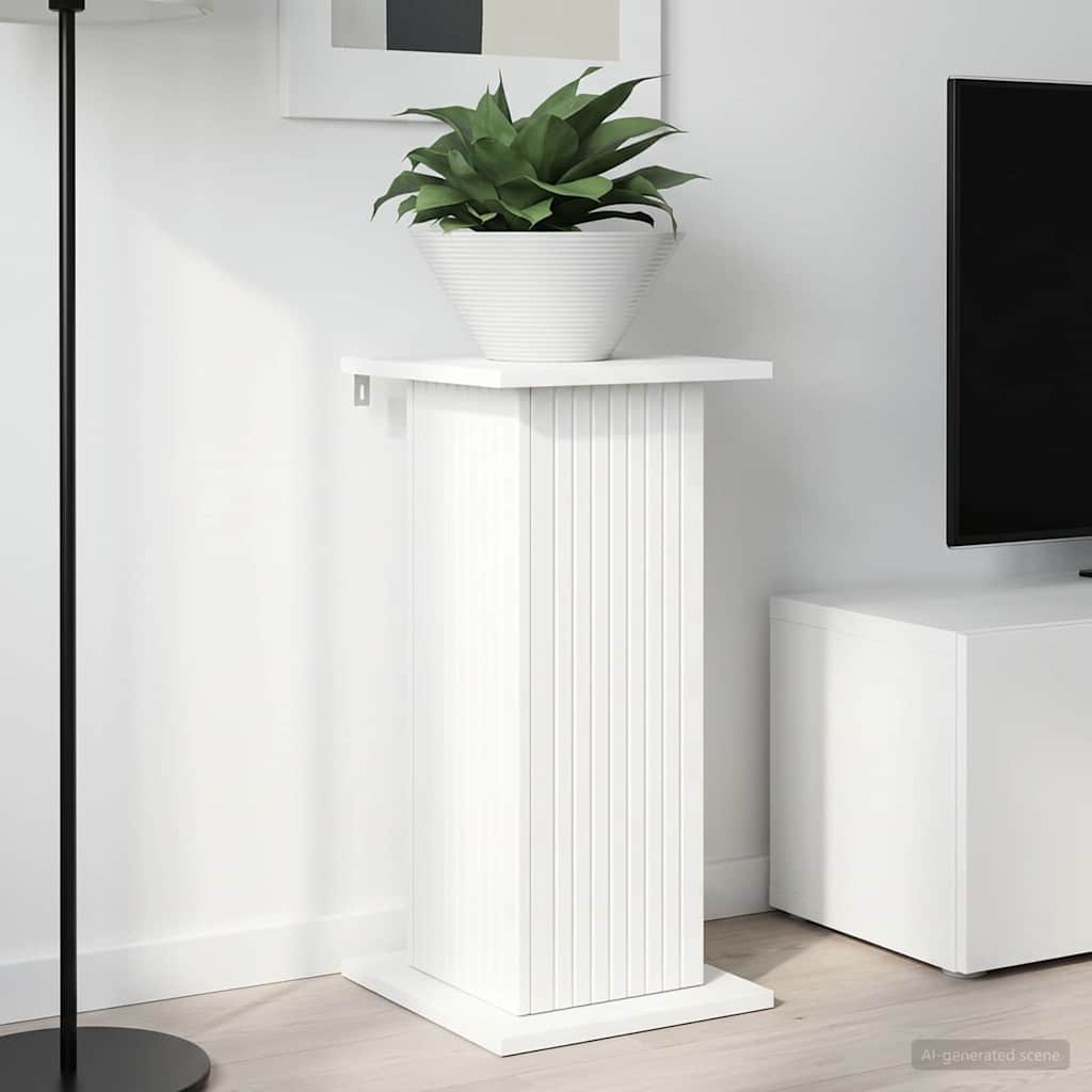 vidaXL Plant Stand White 30.5 x 30 x 60.5 cm Engineered Wood