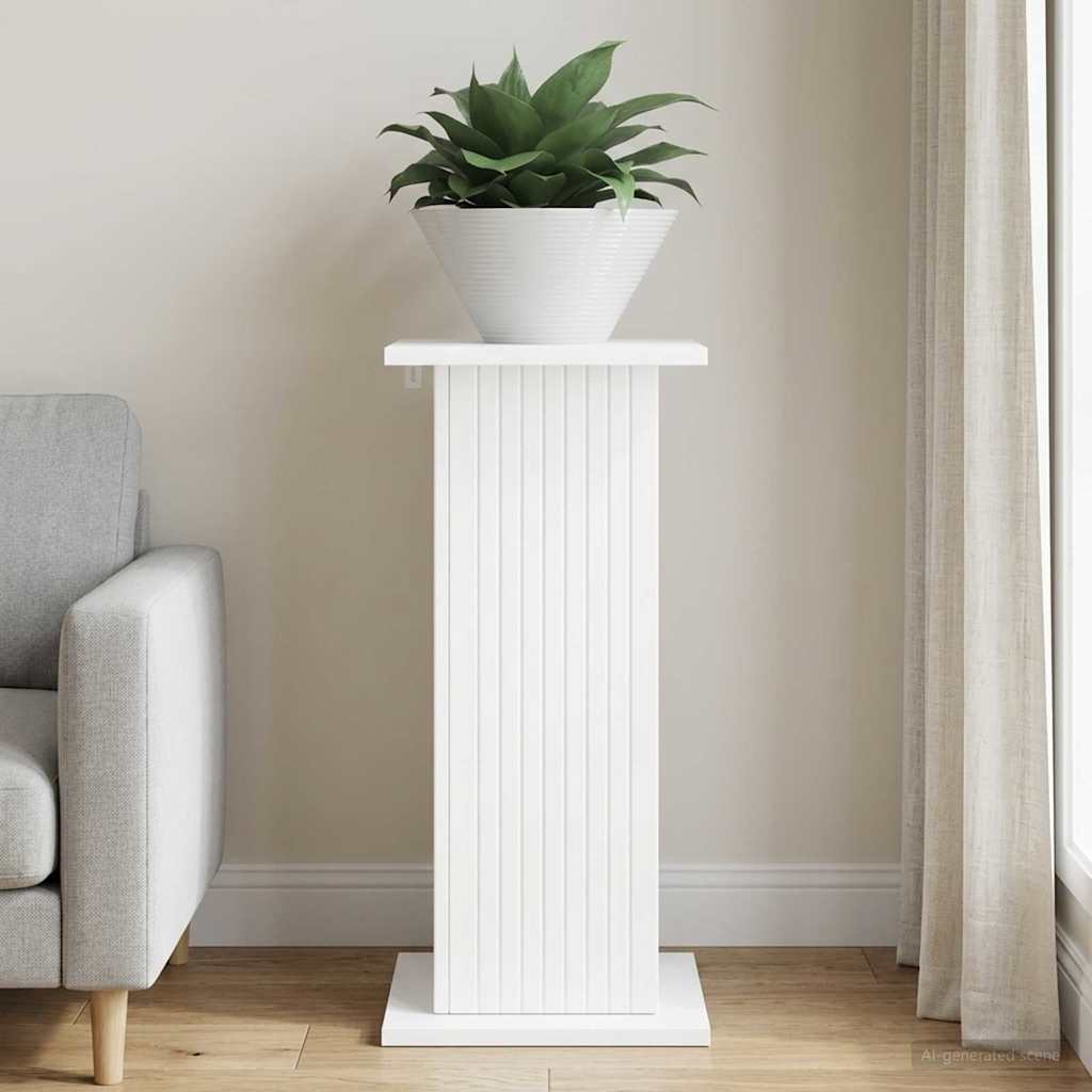 vidaXL Plant Stand White 30.5 x 30 x 60.5 cm Engineered Wood