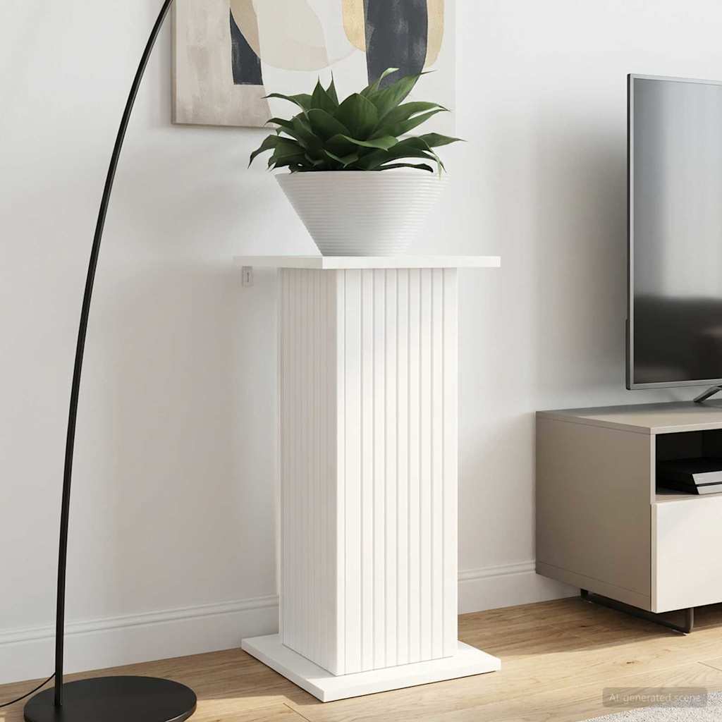 vidaXL Plant Stand 2 pcs White 30.5 x 30 x 60.5 cm Engineered Wood