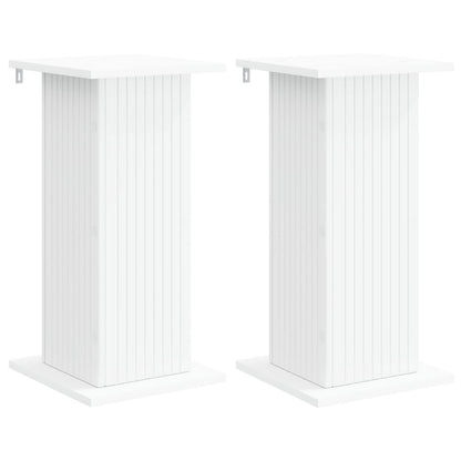 vidaXL Plant Stand 2 pcs White 30.5 x 30 x 60.5 cm Engineered Wood